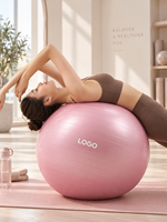 Ballon de yoga, équipement de fitness et de Pilates, équipement de gym, écologique, style capsule de massage, marque OEM, 45/55/65/75/85/95 cm, PVC