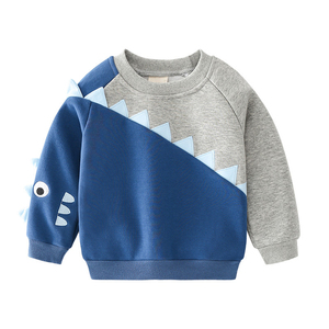Sudadera de manga larga para bebé, Jersey informal con contraste de Color a la moda - Product Image 1
