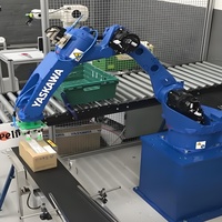 Lengan Robot Industri Yaskawa GP180, Beban Angkut 180kg, 6-Axis, Robot Palletizing Tugas Berat dengan Jangkauan 2702mm untuk Penumpukan Karton