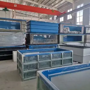 low price sale cheap spot stocks fish farm tank fiberglass tilapia shrimp farming large pond window fish tank