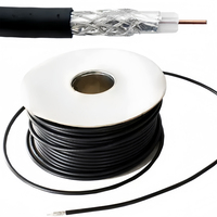 Cable Coaxial Digital de 75 Ohm RG59 RG6 con Conductor Sólido y Cubierta de PVC para Telecomunicaciones