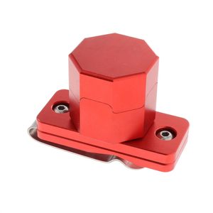Cueelf Sturdy Aluminum Alloy Portable Billiard Chalk Holder with <strong>Clip</strong> Red <strong>Mini</strong> <strong>Pool</strong> Cue Tip Chalk Accessory - Product Image 1