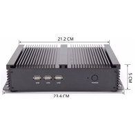 Partaker Fanless Industrial PC I5 4278U 8350U 1235U 1335U I7 8565U 10510U 1165G7 1260P I3 7020U VGA HD Dual Display Desktop PC