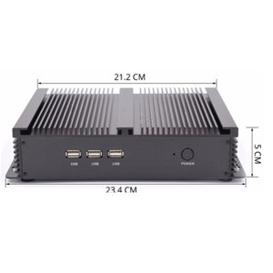 PC Industrial sin ventilador Partaker I5 4278U <span class=keywords><strong>8350U</strong></span> 1235U 1335U I7 8565U 10510U 1165G7 1260P I3 7020U VGA HD PC de escritorio con pantalla Dual - Product Image 4