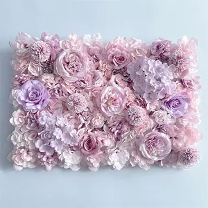 RG-425 Wedding Flower Wall Artificial Grid Base Event Backdrop Rose Peony Decor Roll up