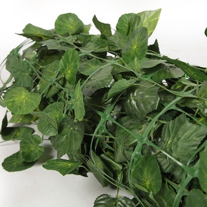ZC 100x300cm Plastic Artificial Grass Plant Wall <strong>Trellis</strong> with Realistic Artificial <strong>Leaves</strong> Roll UV-Anti - Product Image 3