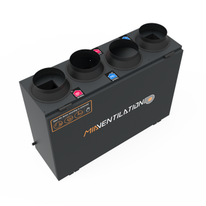 Système de ventilation intelligent de récupération de chaleur (HRV) décentralisé pour maison, avec ventilateur MVHR - Product Image 5