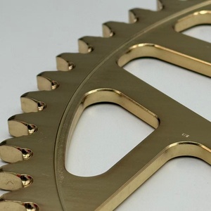 New Stainless Steel 420 Chain Rear <b>Sprocket</b> 58T Gold Electroplating for Off-road Motorcycle Retrofit/Upgrade - Product Image 4