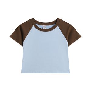 <span class=keywords><strong>Alta</strong></span> <span class=keywords><strong>qualità</strong></span> estate 230GSM <span class=keywords><strong>cotone</strong></span>/Spandex tinta tinta tinta tinta Slim Fit stampa personalizzata <span class=keywords><strong>t</strong></span>-<span class=keywords><strong>shirt</strong></span> da <span class=keywords><strong>donna</strong></span> con 12 colori - Product Image 4