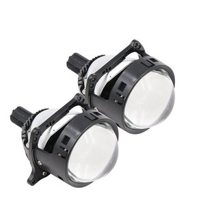 Lente LED de Doble Haz PL4 de Cristal Azul para Faros Delanteros de Coche, Actualización de 30000LM 6500K 12V 60W, Ajuste Universal para Reequipamiento - Product Image 3