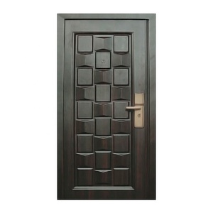 Phipulo, <span class=keywords><strong>puerta</strong></span> de acero de alta seguridad asequible, <span class=keywords><strong>Puerta</strong></span> de Hierro reforzado con entrada principal de diseño moderno para el hogar - Product Image 5