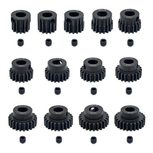 DÉPASSER RC pièces En Acier Trempé engrenage M1 8mm trou 13T ~ 49T ~ pour 1/5th RC Voitures/moteur Brushless - Product Image 1