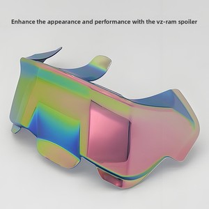 <span class=keywords><strong>ARAI</strong></span> RX7X VZ- Modificación de Cola de Casco, Cola Grande OLIVER, Ajuste Universal, Instalación sin Perforaciones - Product Image 3