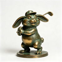 Figurines d'animaux miniatures en bronze : Écureuil, Lapin, Panda, Tortue, Escargot, Hérisson, Souris – Décoration de bureau, de bibliothèque, ou cadeau