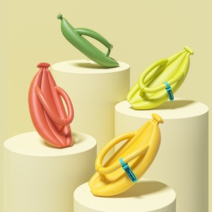 Sandales EVA pour femmes et hommes, style tongs banane, sensation douce, antidérapantes, augmentant la hauteur, pour intérieur et extérieur, toutes saisons - Product Image 2
