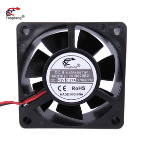 DC Fan 5V 12V 24V 60x60x15mm không thấm nước chống ẩm trục quạt làm mát 6020 DC máy tính dòng chảy hướng trục quạt thông gió - Product Image 3