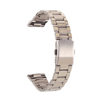 Tali Jam Tangan Terlaris, Tali Pergelangan Tangan, Gelang Logam Stainless Steel 16 18 20 22 24MM, Tali Pergelangan Tangan Logam Baja