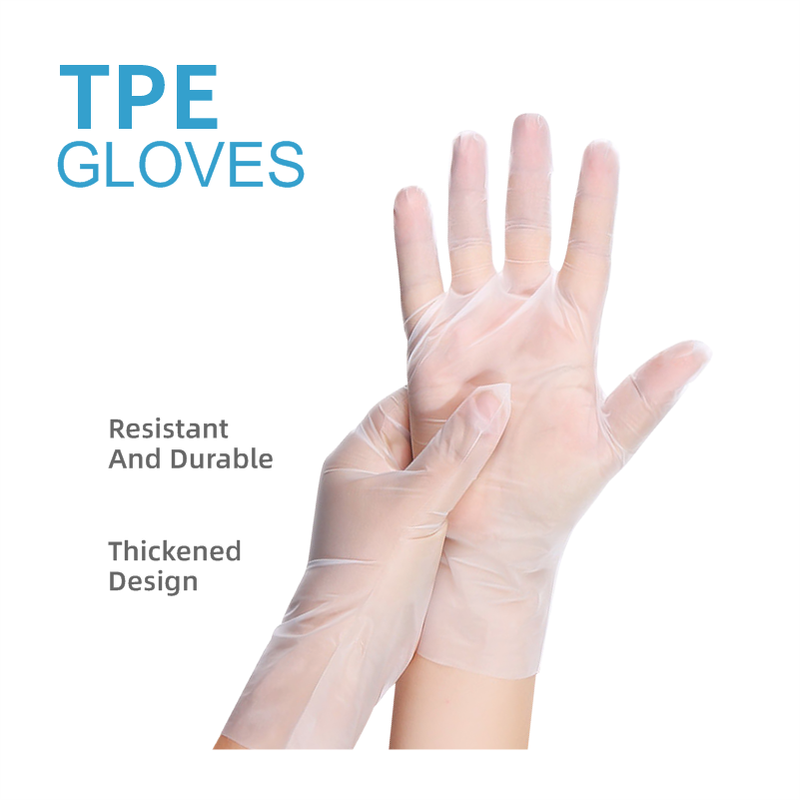 Disposable Transparent PE Plastic and TPE