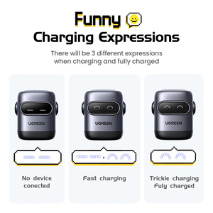 ที่ชาร์จ 30W ชาร์จเร็ว GaN รุ่นที่ 2 หัวชาร์จแบบหุ่นยนต์ QC4.0 3.0 PD3.0 สำหรับโทรศัพท์ พร้อมหน้าจอ LCD X622/35189 ที่ชาร์จโทรศัพท์ 30w สำหรับ 1 เครื่อง - Product Image 3