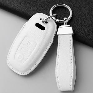ใหม่เคสหนังกุญแจรถสำหรับ Audi A3 A4L A5 A6L A7L <span class=keywords><strong>Q3</strong></span> Q2l A8 Q4 <span class=keywords><strong>Etron</strong></span> Q5L Q7อุปกรณ์ตกแต่งรถยนต์ - Product Image 5