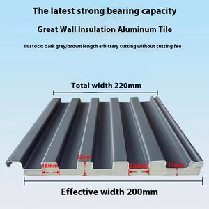 Isolation personnalisée de la grande muraille Plaque en alliage d'aluminium <span class=keywords><strong>Auvent</strong></span> Installation facile Cour extérieure Balcon <span class=keywords><strong>Auvent</strong></span> Cadre métallique - Product Image 5
