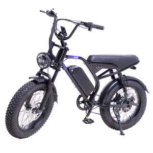 Vélo de montagne électrique tout-terrain, 48V500W, sept vitesses, pneus larges, absorption des chocs, batterie au lithium, feux avant et arrière - Product Image 6