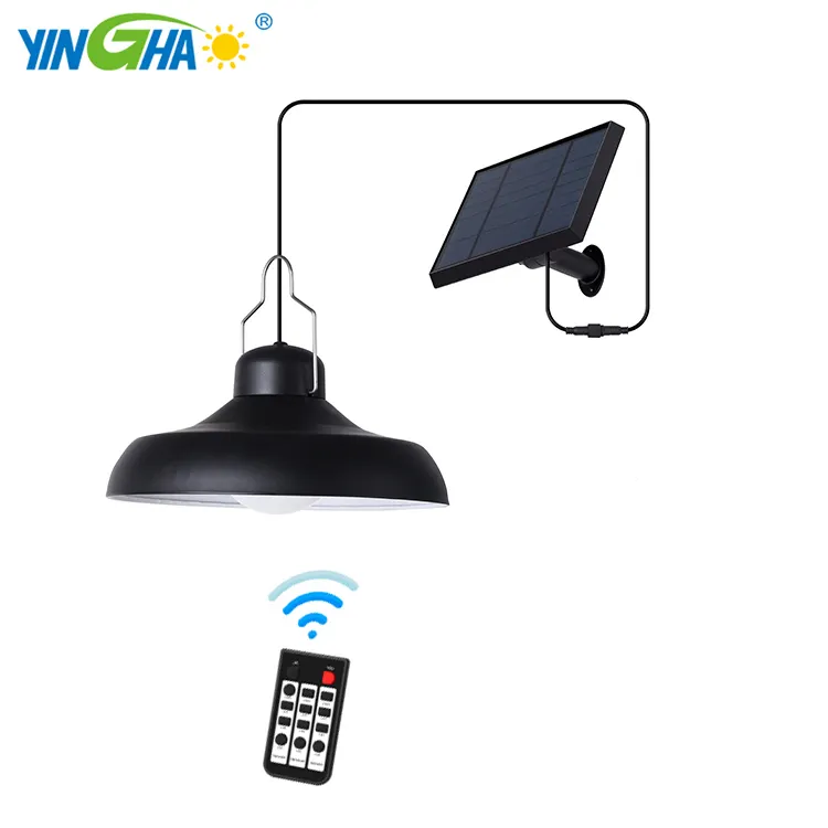 Outdoor solar light with cord