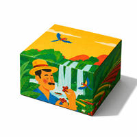 Boîte cadeau pliable magnétique en carton rigide noir, personnalisable avec logo imprimé, pour vêtements, cosmétiques, chaussures, emballage pliable