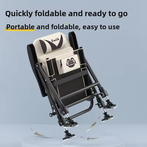 Chaise <span class=keywords><strong>de</strong></span> camping portable Alocs pour la plage, légère et pliable, idéale pour la randonnée, le camping, la pêche à la carpe - Product Image 5