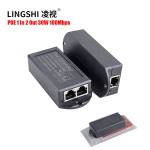 热卖室内POE扩展器200米传输距离，带100Mbps端口有效2端口，用于IP摄像机POE - Product Image 1