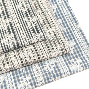 Tại chỗ kẻ sọ<span class=keywords><strong>c</strong></span> giả ren thêu in vải cho trẻ em quầ<span class=keywords><strong>n</strong></span> áo <span class=keywords><strong>c</strong></span>ủa phụ <span class=keywords><strong>n</strong></span>ữ áo thời trang vải - Product Image 1