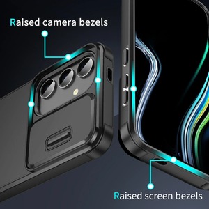 Étui de téléphone de luxe antichoc pour <span class=keywords><strong>Samsung</strong></span> Galaxy S25 S24 <span class=keywords><strong>Ultra</strong></span> S23 FE S21 FE <span class=keywords><strong>S20</strong></span> <span class=keywords><strong>Protection</strong></span> de l'appareil photo coulissant Coque arrière - Product Image 3