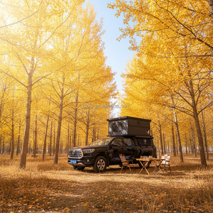 <span class=keywords><strong>Tente</strong></span> <span class=keywords><strong>de</strong></span> <span class=keywords><strong>toit</strong></span> rigide électrique en fibre <span class=keywords><strong>de</strong></span> carbone P Show pour pick-up Ford F150, fourgonnette, camping-car, personnalisable - Product Image 2