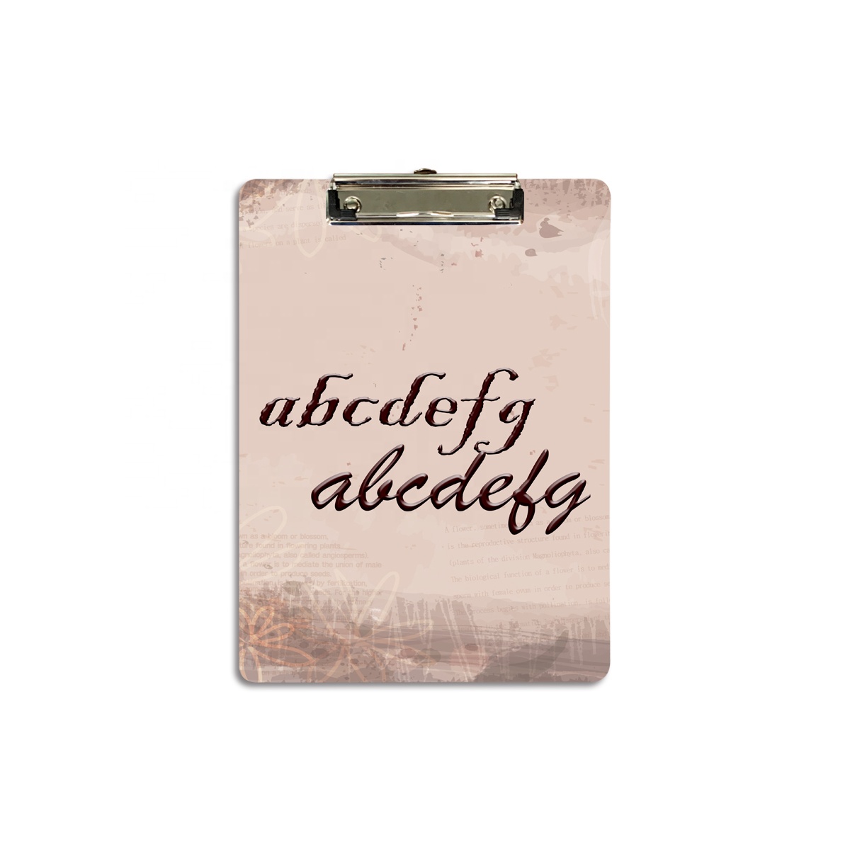 6"x9" LS-CCB001 HD Sublimation Aluminum clipboard Sublimation metal clipboard heat transfer printing gifts gloss white blanks