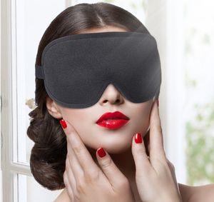 Arka ve yan uyuyan için lüks Sleepmask sıfır göz basıncı gece körü körüne göz bandı kapak blok Out işık 3D uyku maskesi - Product Image 5