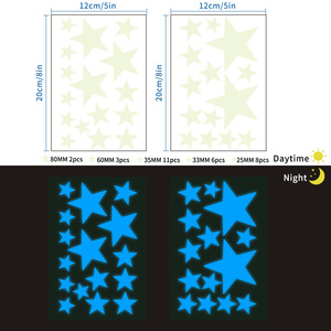 Creative Star Meteor Luminous Wall Stickers Bedroom Bathroom China Import New Home <strong>Decor</strong> <strong>Items</strong> <strong>For</strong> Living Room <strong>Kitchen</strong> - Product Image 4