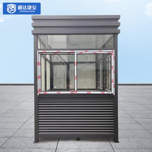 Cabina di Guardia di Lusso in Container Resistente alle Intemperie per Uso Esterno, Postazione di Sicurezza per Quattro Persone in Acciaio - Product Image 2