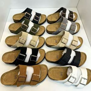 Sandalias BK Custom <span class=keywords><strong>Arizona</strong></span> de Corcho con Suela Ajustable, Cuero Genuino Natural, Fabricante, para Hombre y <span class=keywords><strong>Mujer</strong></span> - Product Image 4