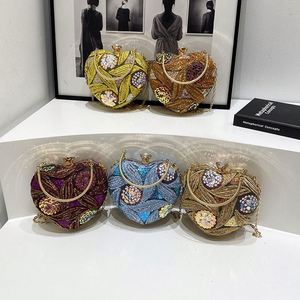 Women's 2026 Spring PU Single Strap Sequin Evening Bag with <b>Lock</b> Closure <b>Small</b> Size - Product Image 5