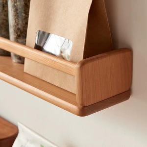 Rustic Wood Floating <strong>Shelves</strong> <strong>Wall</strong> Mounted <strong>Oak</strong> <strong>Shelves</strong> with Invisible Brackets for Bedroom Kitchen Bathroom <strong>Wall</strong> Storage &amp; Decor - Product Image 4