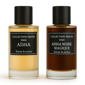 50ml Aïcha + 50ml Aïcha Noire Magique Collection Privée - Aïcha - Extrait de Parfum Unisexe Coffret Parfum Unisexe - Product Image 1