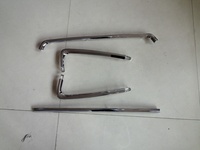 Kit de carrosserie avant Chrome pour outlander sport asx, pare-choc avant pour voiture, 2010 2011 2012 2013 2014 2015, 2 pièces