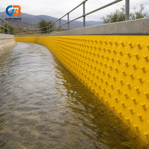 แผ่นยึดแบบ V Lock สำหรับถังย่อยสลาย HDPE แบบมีปุ่มยึดคอนกรีต สำหรับใช้ในโรงงานผลิตก๊าซชีวภาพ ทนทานต่อการกัดกร่อน - Product Image 4
