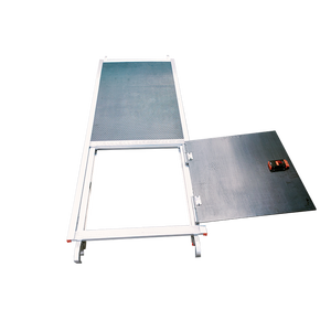 Échafaudage mobile en aluminium, tour simple large avec plateforme - Product Image 5