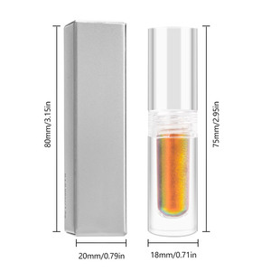 Tốt Nhất Phổ Biến Nhãn Hiệu Riêng Tắc Kè Hoa Lỏng Eyeshadow Stick Bạc Trang Điểm Mắt Lỏng Glitter Eyeshadow Trông Với Long Lanh - Product Image 6