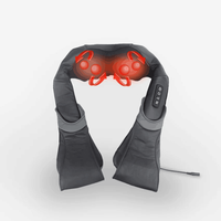 Shiatsu — Machine de Massage électrique pour le dos et le cou, appareil double pour soulager les douleurs musculaires, cou, dos, épaules, pieds, jambes, maison