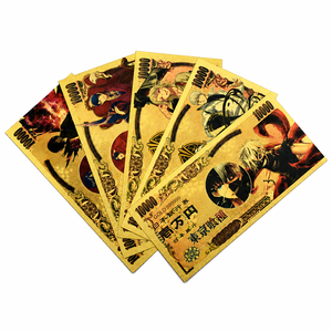 Billet de banque <span class=keywords><strong>Tokyo</strong></span> <span class=keywords><strong>Ghoul</strong></span> en feuille d'or 10000 Yen, objet de collection d'anime japonais, cadeau pour les fans et les collectionneurs, 16x7,6cm, double face - Product Image 2