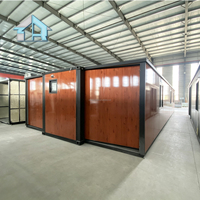 Maison mobile extensible de 40 pieds, habitations transportables, espace de vie préfabriqué pour villa délocalisable, dortoir, chantier, unité de campement temporaire