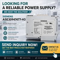 Alimentation modulaire Siemens A5E30947477-H3 SIMATIC IPC 150W DC 24V Multi-sorties cV5_DC Alimentation industrielle Fabriquée en Allemagne