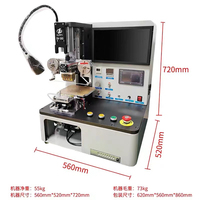 Outils de réparation de téléphones portables zjwy en-580, machine de réparation de panneaux lcd, machine de réparation de câbles flexibles lcd, acf cof, machine de liaison